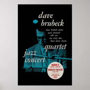 Poster Dave Brubeck - Paul Desmond pôster de jazz - Jazz