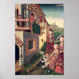 Póster David and Bathsheba, 1528