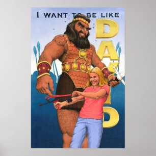 Póster David e Goliath-Menina