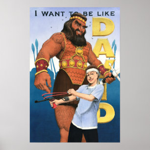Póster David e Goliath - menino