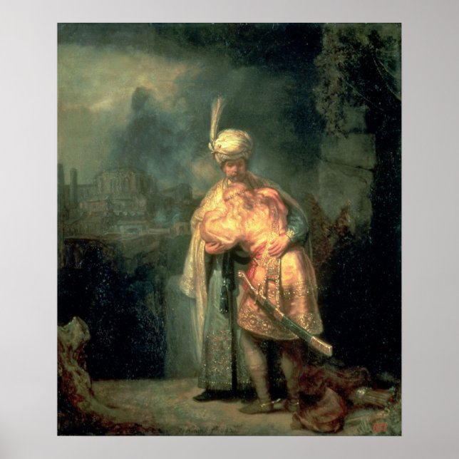 Póster David e Jonathan, 1642 (Frente)