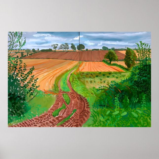 Poster David hockney art (Frente)