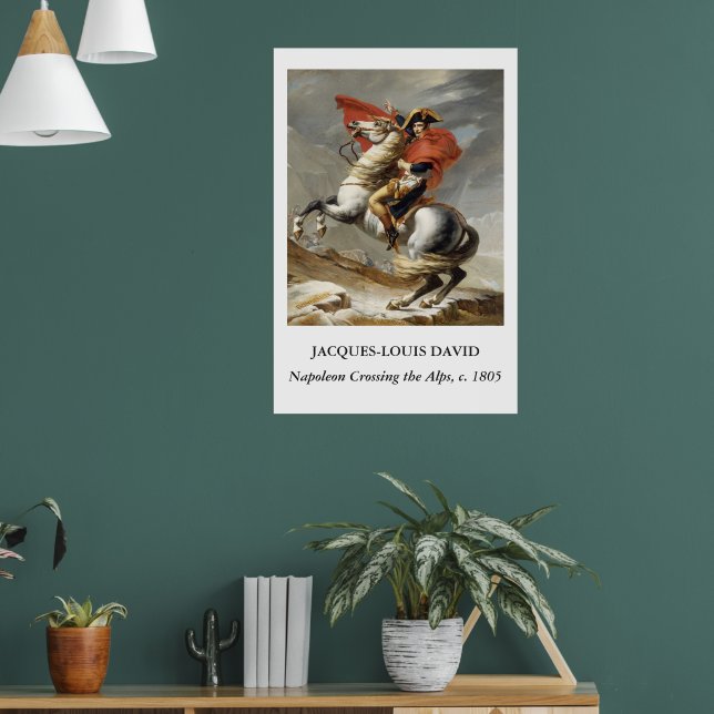 Poster David – Napoleon Crossing the Alps  (Sala de Estar 1)