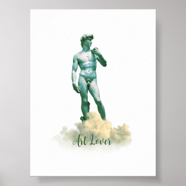 Poster David nas Nuvens (Frente)
