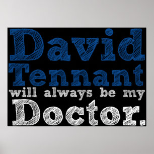 Poster David Tennant Será Sempre Meu Médico
