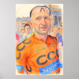 Poster Davide Rebellin Flèche Brabançonne, em Louvain, 20