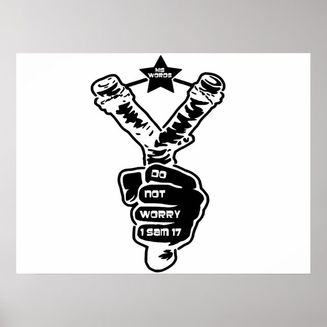 Póster David's Slingshot (Frente)