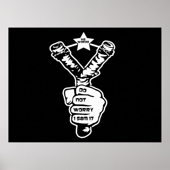 Poster David's Slingshot (Frente)