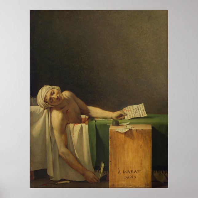 Poster David's The Death of Marat (Frente)