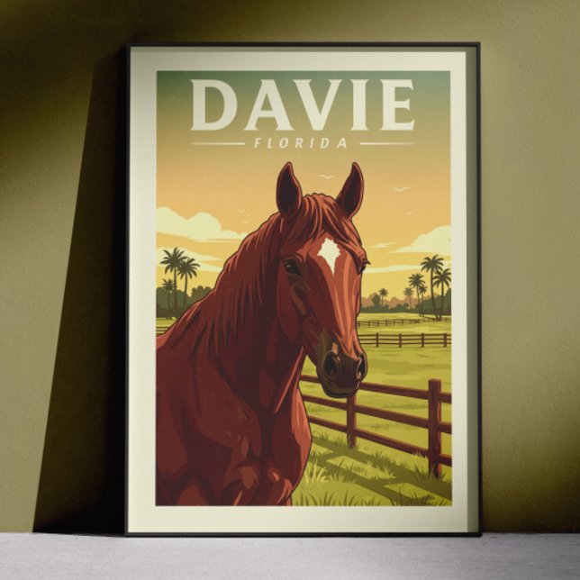 Poster Davie Flórida Antiga (Criador carregado)