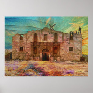 Póster Dawn At The Alamo