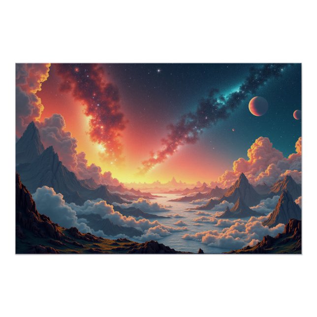 Póster Dawn cósmica (Frente)