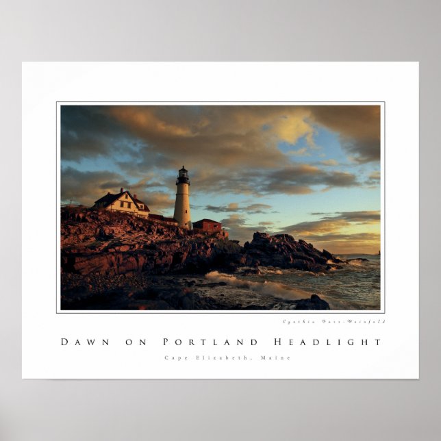 Póster Dawn no farol de Portland (Frente)