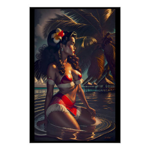 Póster Dawn tropical