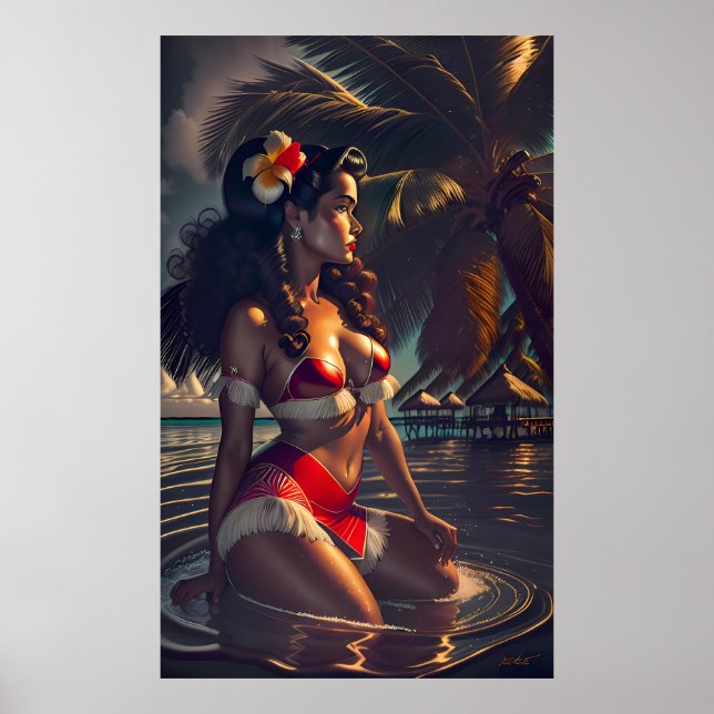 Poster Dawn tropical (Frente)