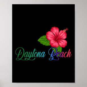 Poster Daytona Beach Florida Hibiscus Flower