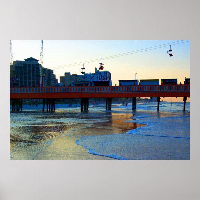 Poster Daytona Beach Oceanfront II (Frente)