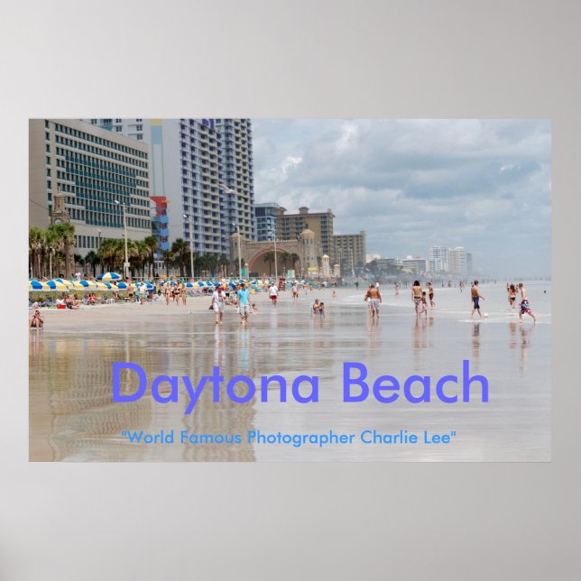 Póster Daytona Beach, "World Famou... (Frente)