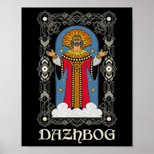 Poster Dazhbog Antiga Mitologia Eslava Paganismo Russi