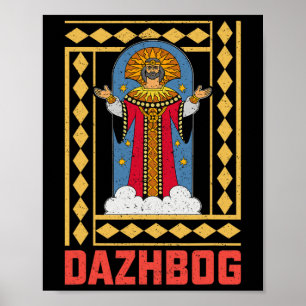 Poster Dazhbog Antiga Mitologia Eslava Paganismo Russi