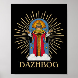 Poster Dazhbog Mitologia Antiga Eslava Paganismo Russi