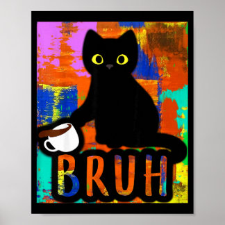 Poster Dba-art Cute Kitten Costumes Vintage Cat Bruh Colo