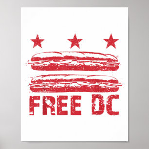 Poster Dc Cara Sanduíche Gratuita Dc, Sinalizador Dc Sub