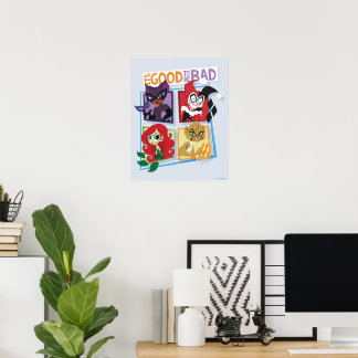 Poster DC Super Villain Girls É bom ser ruim
