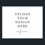 poster de 11" x 14" - Paisagem<br><div class="desc">Personalize o seu cartão em Templett. Depois de terminar de editar,  faça o download do arquivo no formato JPG (não se esqueça de ativar a opção de sangria). Carregue seu design clicando no botão azul "Personalizar".</div>