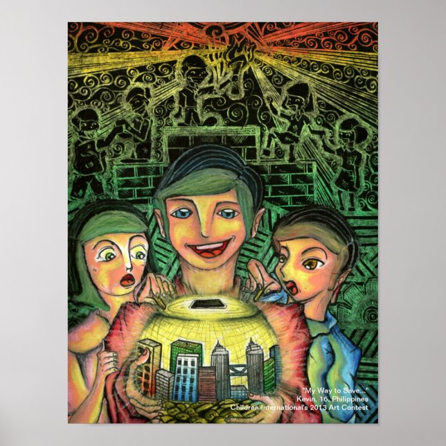 poster de 12" x 15,53" (Frente)