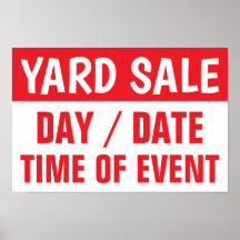 poster de 12" X 18" para vendas de papel informati