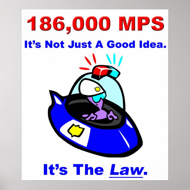 poster de 186.000 MPS (Frente)