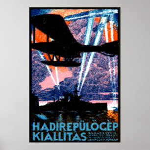 poster de 1920 de Budapest Air Show