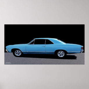 POSTER DE 1967 CHEVY MALIBU