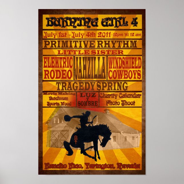poster de 2011 da 4ª Rapariga de Queima Anual (Frente)