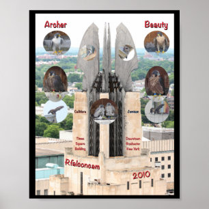 Poster de 2019 Beauty and Archer 8x10 na Times Squ