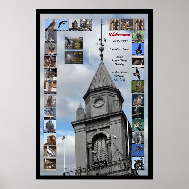 poster de 2019 Mariah e Kaver 13x19 na Torre Kodak (Frente)