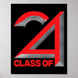 Poster De 2024 Mais velho De Graduação De Camisas