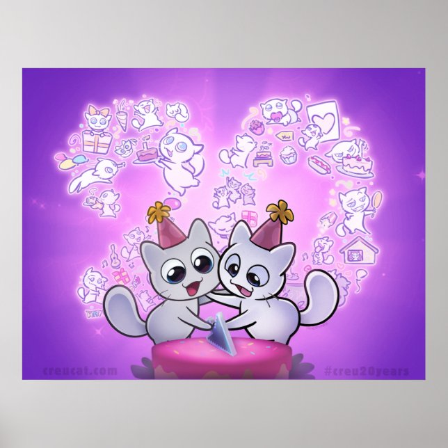 Poster de 20 de Aniversário de Créu (Frente)