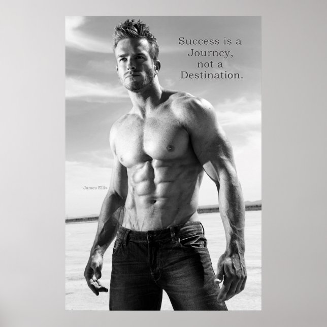 Poster de 24" x 20" com sucesso do Ajustado James  (Frente)