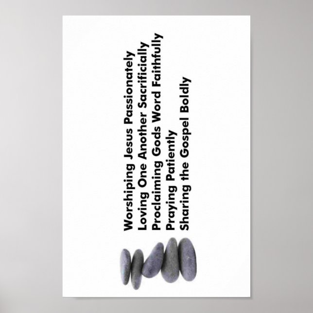 poster de 5 pedras (Frente)