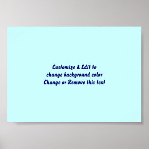 Poster de 7" X 5" Vazio para adicionar sua imagem 