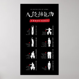 poster de 8 Brocades Ba Duan Jin QiGong