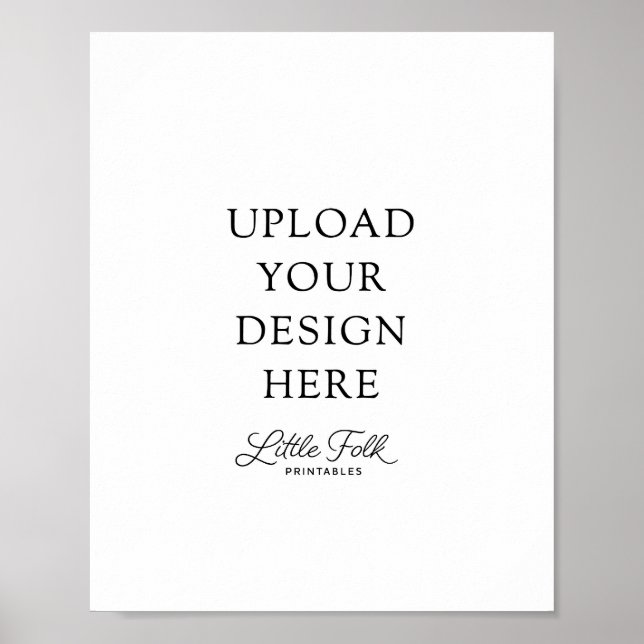 poster de 8 x 10" (Frente)