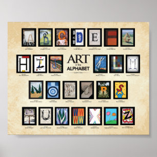 Poster de ABC - arte no alfabeto