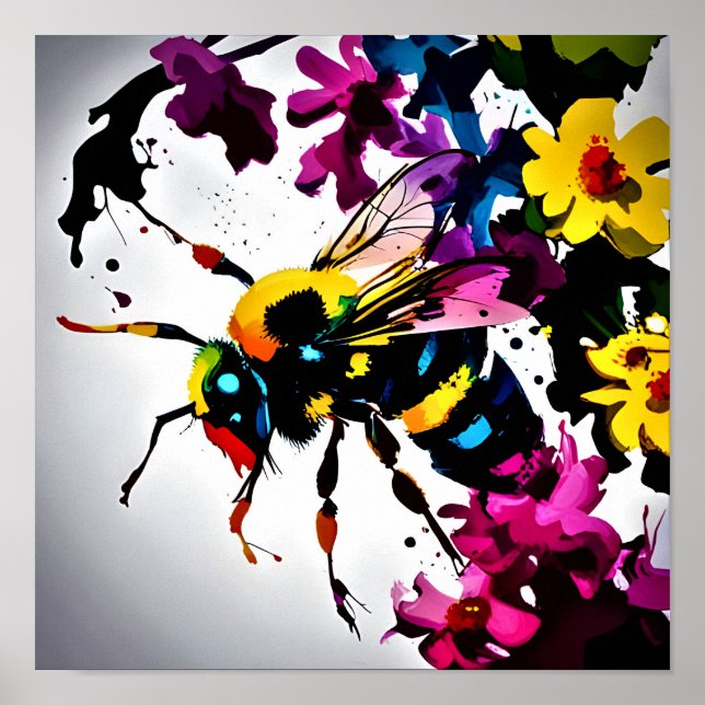 Poster de abelha (Frente)