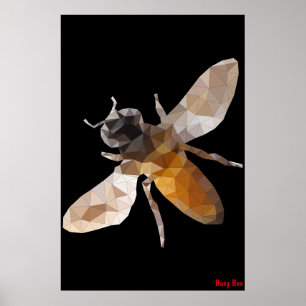 Poster de abelhas Ocupadas
