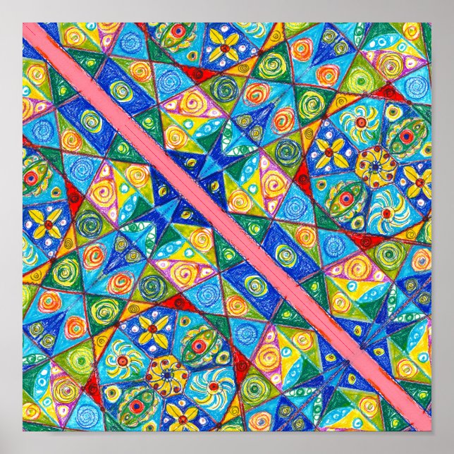 Poster de abstrato (Frente)