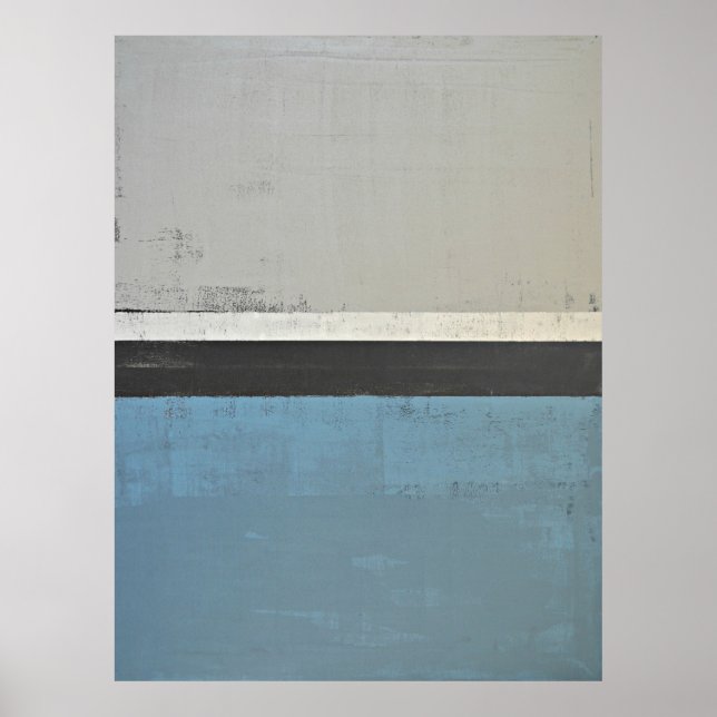 poster de Abstrato 'Aberta' e 'Teal' (Frente)