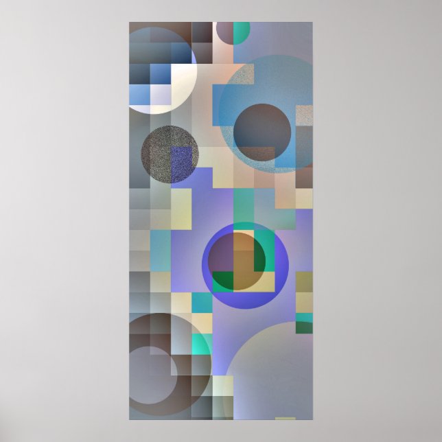 Poster de Abstrato de DEMO ( variação de cor ) (Frente)
